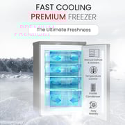 Nobel Single Door Upright Freezer 90 Litres NUF255S