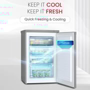 Nobel Single Door Upright Freezer 90 Litres NUF255S