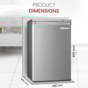 Nobel Single Door Upright Freezer 90 Litres NUF255S
