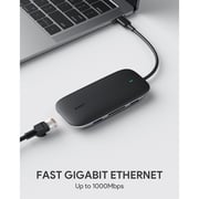 Aukey 8-in-1 USB-C Hub With Ethernet Port