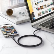 Aukey Kevlar Core USB-C To USB-C Cable 1.2m Black