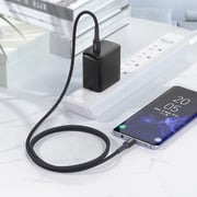 Aukey Kevlar Core USB-C To USB-C Cable 1.2m Black