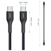 Aukey Kevlar Core USB-C To USB-C Cable 1.2m Black