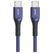 Aukey Kevlar Core USB-C To USB-C Cable 1.2m Blue