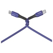 Aukey Kevlar Core USB-C To USB-C Cable 1.2m Blue