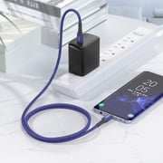 Aukey Kevlar Core USB-C To USB-C Cable 1.2m Blue