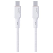 Aukey Braided USB-C To USB-C Cable 1m White