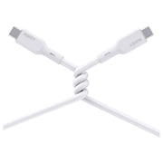 Aukey Braided USB-C To USB-C Cable 1m White