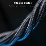 Aukey Braided USB-C To USB-C Cable 1m White