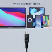 Aukey Braided USB-C To USB-C Cable 1m Black