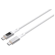 Aukey PD Braided USB-C To USB-C Cable 1.8m White