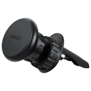 Aukey Super Magnetic Car Mount Phone Holder, Air Vent Clip, 360° Rotation, Secure Grip – Black – HD-C74-BK