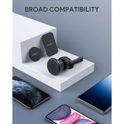 Aukey Super Magnetic Car Mount Phone Holder, Air Vent Clip, 360° Rotation, Secure Grip – Black – HD-C74-BK
