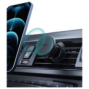 Aukey Super Magnetic Car Mount Phone Holder, Air Vent Clip, 360° Rotation, Secure Grip – Black – HD-C74-BK