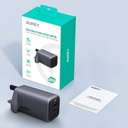 Aukey 3-Port Wall Charger Grey