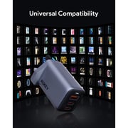 Aukey 3-Port Wall Charger Grey
