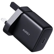 Aukey Portable Wall Charger, 30W USB-C Power Delivery 3.0 with PPS, Compact Design – Black – PA-R1P-BK