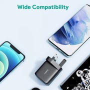 Aukey Portable Wall Charger, 30W USB-C Power Delivery 3.0 with PPS, Compact Design – Black – PA-R1P-BK
