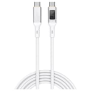 Aukey Braided USB-C To USB-C Cable 1m White