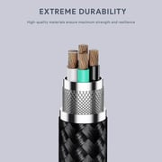 Aukey Braided USB-C To USB-C Cable 1m White