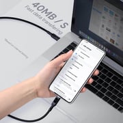 Aukey Braided USB-C To USB-C Cable 1m White