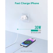 Aukey Portable Wall Charger White