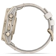 Garmin Fenix 8 AMOLED 43mm Smartwatch Sapphire Soft Gold Stainless Steel With Fog Gray Leather Band Plus Fog Gray/Dark Sandstone Silicone Band 010-02903-40