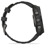 Garmin Fenix 8 AMOLED 47mm Smartwatch Sapphire Carbon Gray DLC Titanium With Black/Pebble Gray Silicone 010-02904-21