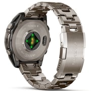 Garmin Fenix 8 AMOLED 47mm Smartwatch Sapphire Bare Titanium Graphite With Titanium Band Plus Graphite Silicone Band 010-02904-40