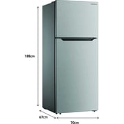 Daewoo Top Mount Refrigerator 413 Litres FR-559VSIN