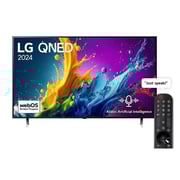 LG 75 inch 4K Smart TV QNED AI QNED80 with AI Magic Remote, HDR10, webOS24 75 Year (2024) - 75QNED80T6B