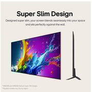 LG 75 inch 4K Smart TV QNED AI QNED80 with AI Magic Remote, HDR10, webOS24 75 Year (2024) - 75QNED80T6B