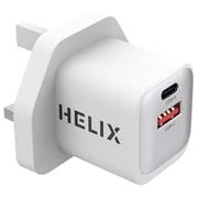 Helix Duo Port Wall Charger White