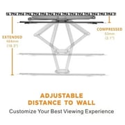 Newstar Classic Full Motion TV Wall Mount Black