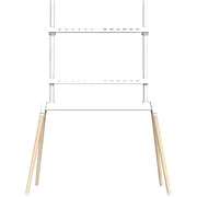 Beetec Four-Leg Easel Studio Floor TV Stand White