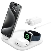 Belkin 3-in-1 Magnetic Wireless Charger White