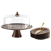 Nour Cake Serving Set 9pc Set