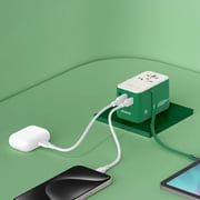 Momax 1 World Travel Adaptor Black
