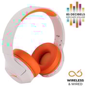 Altec Lansing MZX4500 Wireless Over Ear Headset White/Orange