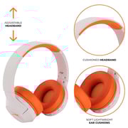 Altec Lansing MZX4500 Wireless Over Ear Headset White/Orange