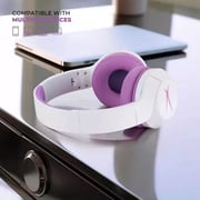 Altec Lansing MZX4500 Wireless Over Ear Headset White/Purple