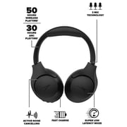 Altec Lansing MZX772 Wireless Over Ear Headset Black