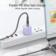 Yesido Charging Data USB-C Cable 1m Black