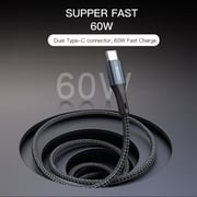 Yesido Fast Charge USB-C Cable 1.2m Black