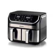 Ariete 4625 Air Fryer, Digital Display, 2100W, 9Liter - Black & Silver