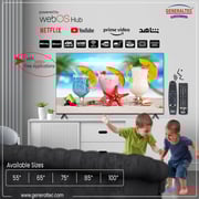 Generaltec GLED4K65SM 4K Ultra HD Smart Television 65inch (2024 Model)