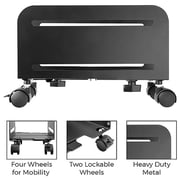 NewStar Adjustable Computer Tower Stand Black