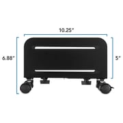 NewStar Adjustable Computer Tower Stand Black