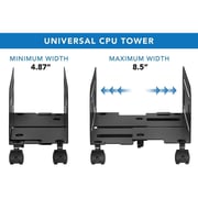 NewStar Adjustable Computer Tower Stand Black