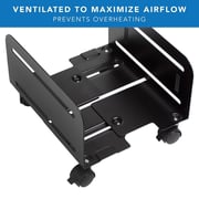 NewStar Adjustable Computer Tower Stand Black